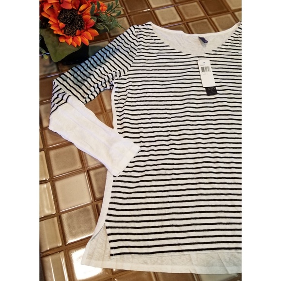 🆕️NYDJ Striped Long Sleeve Top - Picture 8 of 11